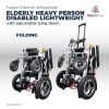 Fresco Electric Wheelchair Elderly Heavy Person Disabled Lightweight Electric Wheelchair Wheelchair - Fresco Bike