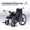 Fresco Electric Wheelchair Aluminum Sport Rim Double Battery Electric Wheelchair Wheelchair - Fresco Bike