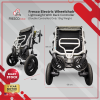 Fresco Electric Wheelchair Lightweight (Double Controller) 15kg Electric Wheelchair Wheelchair - Fresco Bike