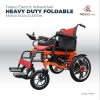 Fresco Electric Wheelchair Heavy Duty Foldable (Red Seat) Electric Wheelchair Wheelchair - Fresco Bike