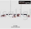 Designer Pendant Light Rose Gold (D1223-4-RG) Long Shape Pendant Light PENDANT LIGHT