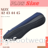 PlusSize Women Shoe with FLAT Sole- PS-71-51 - BLUE Colour Plus Size Shoes