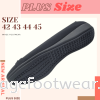 PlusSize Women Shoe with FLAT Sole- PS-71-51 - BLACK Colour Plus Size Shoes