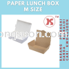 M SIZE PAPER LUNCH BOX / KRAFT BOX / KOTAK NASI / ֽ Paper Packaging Packaging / װƷ / Barang packing