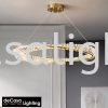 Designer k9 Crystal Ring Pendant Light  Ring Type Pendant Light PENDANT LIGHT