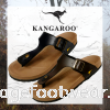KANGAROO Men Slipper -KM-3799- BLACK Colour Men Sandals & Slippers