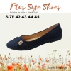 PlusSize Women Flat Shoes- PS-218-10 BLUE Colour Plus Size Shoes