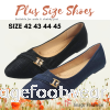 PlusSize Women Flat Shoes- PS-218-10 BLUE Colour Plus Size Shoes