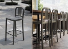 BS Navy  Bar Stool