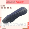 PlusSize Women Shoe with FLAT Sole- PS-8859-15 - BLUE Colour Plus Size Shoes