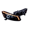 Accord `08-`12 Head Lamp Crystal Projector W/DRL Accord 2008-2012 Honda