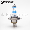 H4 12V 60/55W (Double Blue With Platinum) Slycon Halogen Bulbs