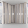 Acacia Reala 11 Navy Stripe Curtain Curtain