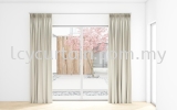 Belgium Origin Acacia Mex 27 Putty Textured Curtain Curtain