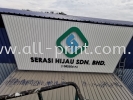 Serasi Hijau- 3D box up EG Box Up 3D Lettering Signboard