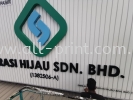 Serasi Hijau- 3D box up EG Box Up 3D Lettering Signboard