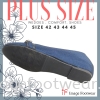 PlusSize Women 2 inch Wedges Shoes- PS-2188-5 BLUE Colour Plus Size Shoes