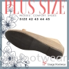 PlusSize Women 2 inch Wedges Shoes- PS-2188-6 APRICOT Colour Plus Size Shoes