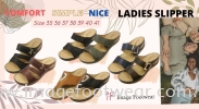 Comfort Ladies Flat Slippers -PS-291-6 BROWN Colour  Ladies Slippers & Sandals