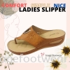 Comfort Ladies Flat Slippers -PS-291-5 -TAN Colour  Ladies Slippers & Sandals