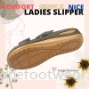 Comfort Ladies Flat Slippers -PS-291-1 - GREEN Colour  Ladies Slippers & Sandals