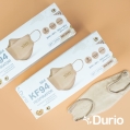 Durio 904 KF94 Respirator (Sea Sand) - 10pcs