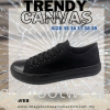 Trendy Ladies Casual Canvas Sneaker Shoe- TF-880 ALL BLACK Colour Ladies Sport Shoes