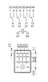 55.34 Series, Finder Plug In Relay Relay