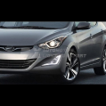 Hyundai Elantra 15-16 - LED DRL Daylight Cover (Light Bar Design)