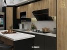  AS JOY, SETIA FONTAINES KITCHEN CABINET -MELAMINE DOOR  KITCHEN CABINET 