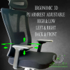 Ergonomic Office Chair 033-3D-BLK (10 years warranty) Ergonomic Office Chair