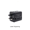 MC802 TRAVEL ADAPTOR - DUAL USB PORT - 2.1A FAST CHARGE Travel Products