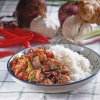 Gong Bao Chicken with Steam Rice Frozen Ready To Eat Meal