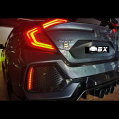 Honda Civic Type R - LED Rear Bumper Reflector (Grid Design)