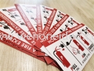 Fire Extinguisher Sticker Label Sticker Sticker