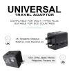 MC802 TRAVEL ADAPTOR - DUAL USB PORT - 2.1A FAST CHARGE Travel Products