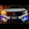 Honda Civic Fc / Tc / Tcp 16-18 - LED DRL Daylight Cover (Porsche Design)