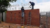 Outdoor signage-3D lettering mild steel box up with painting Outdoor Signage