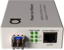 PoE Fiber Single Mode LC Gigabit Ethernet Media Converter Unmanaged 10/100/1000 Fast Ethernet & Gigabit Autosensing Media Converters Media Converters AD-Net
