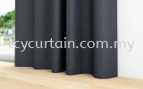 Logic 03 Midnight Textured Curtain Curtain