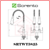 SORENTO Pillar Mounted Flexible (Double) Kitchen Tap SRTWT5825 SORENTO PILLAR MOUNTED KITCHEN FAUCET KITCHEN APPLIANCES