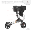 Fresco Rollator Walker with Seat and Backrest Commode / Transfer Chair Wheelchair - Fresco Bike