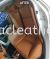 HONDA CITY SEAT REPLACE LEATHER & DOOR PANEL WRAPPING Car Leather Seat