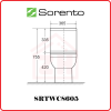 SORENTO Close-Coupled Water Closet SRTWC8605 SORENTO CLOSE-COUPLED WATER CLOSET WATER CLOSET BATHROOM