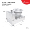 Waffle Ice Cream Cone Maker Machine Electric Commercial Waffle Machine