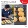 TAKOYAKI BOMB MACHINE ELECTRIC 2 PLATE 80MM Takoyaki Machine