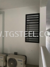 Powder Coating Metal Door Drill Door Grill & Swing Door