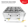 Takoyaki Bomb Machine Gas 2 Plate, Big Hole Takoyaki Machine