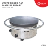 Crepe Maker Gas Manual Rotary Oven Pancake Crepe Machine