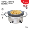 Crepe Maker Gas Manual Rotary Oven Pancake Crepe Machine